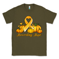 Army Green childhood cancer awareness month harvesting hope Classic Tee - Jasminsmagicworld