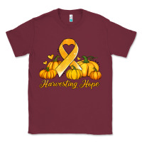 Burgundy childhood cancer awareness month harvesting hope Classic Tee - Jasminsmagicworld