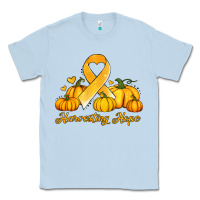 Dusty Blue childhood cancer awareness month harvesting hope Classic Tee - Jasminsmagicworld