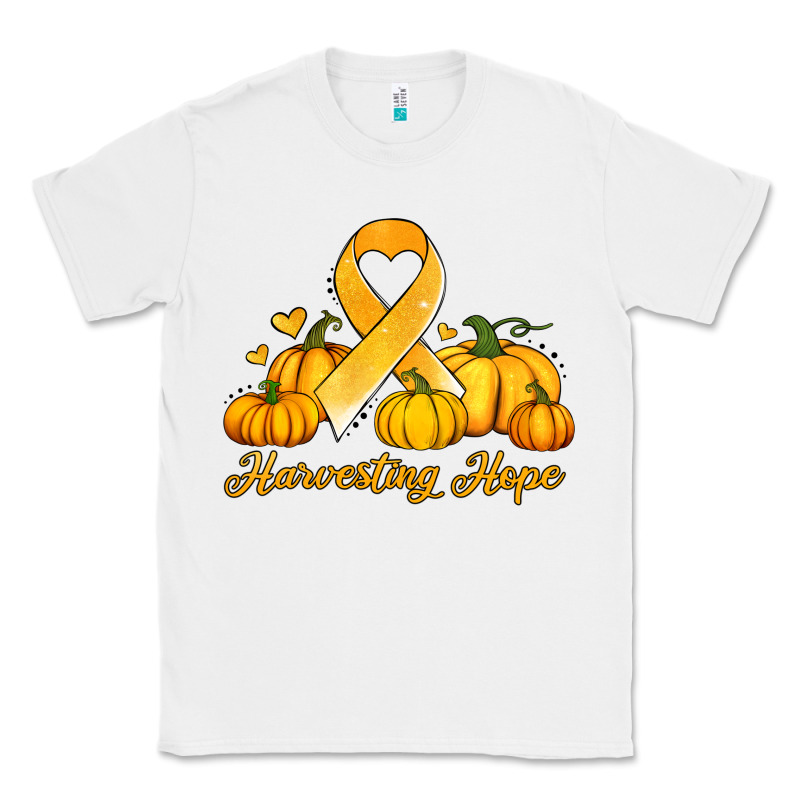 Childhood Cancer Awareness Month Harvesting Hope Classic Tee by Jasminsmagicworld | Teevron
