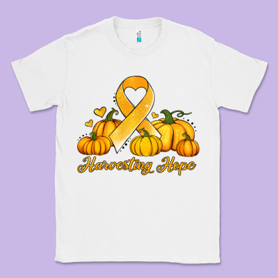 Childhood Cancer Awareness Month Harvesting Hope Classic Tee Designed By Jasminsmagicworld