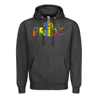 Charcoal Heather Western Pride Zipper Hoodie - BundleAndBundleShop