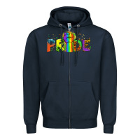 Navy Western Pride Zipper Hoodie - BundleAndBundleShop