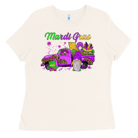 Mardi Gras Truck Gnome Ladies Tee | Teevron