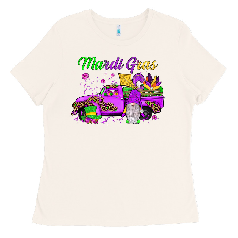 Mardi Gras Truck Gnome Ladies Tee by JahusDesignShop | Teevron