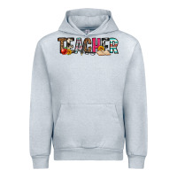 Heather Grey teacher Urban Hoodie - OliviaCreatesArt