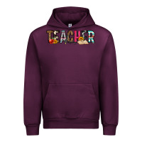 Mauve Wine teacher Urban Hoodie - OliviaCreatesArt