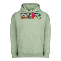 Pigment Oil Green teacher Urban Hoodie - OliviaCreatesArt