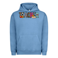 Pigment Pebble Blue teacher Urban Hoodie - OliviaCreatesArt