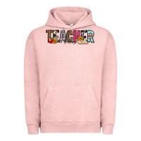 Pigment Salmon teacher Urban Hoodie - OliviaCreatesArt