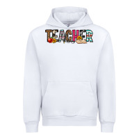 White teacher Urban Hoodie - OliviaCreatesArt