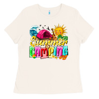Bone summer camping Ladies Tee - texasbilliewilder