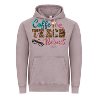 Vintage Zinc coffee teach repeat Vintage Hoodie - BundleAndBundleShop