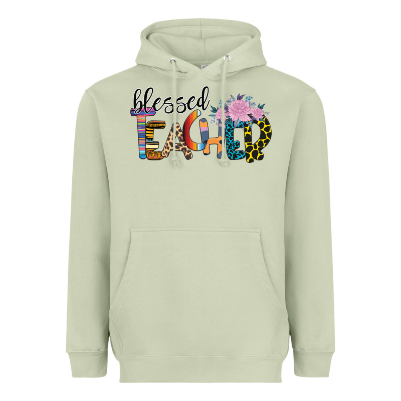 Blessed Teacher Heavyweight Hoodie by Bettercallsaul | Teevron