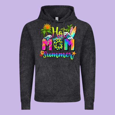 Mom Summer Vintage Hoodie Designed By Ranaportraitstore