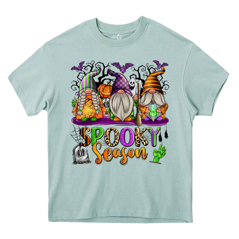 Spooky Season Gnomes Heavy Core Tee by texasbilliewilder | Teevron
