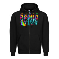 Black Western Proud Ally Zipper Hoodie - BundleAndBundleShop