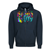 Navy Western Proud Ally Zipper Hoodie - BundleAndBundleShop