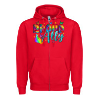 Red Western Proud Ally Zipper Hoodie - BundleAndBundleShop