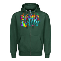 Sports Green Western Proud Ally Zipper Hoodie - BundleAndBundleShop
