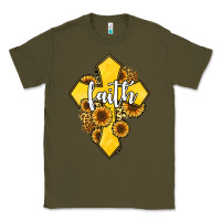 Army Green faith childhood cancer Classic Tee - Jasminsmagicworld