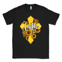 Black faith childhood cancer Classic Tee - Jasminsmagicworld
