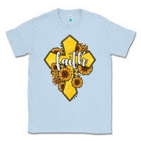 Dusty Blue faith childhood cancer Classic Tee - Jasminsmagicworld