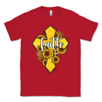Red faith childhood cancer Classic Tee - Jasminsmagicworld