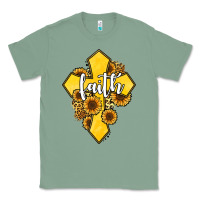 Faith Childhood Cancer Classic Tee | Teevron