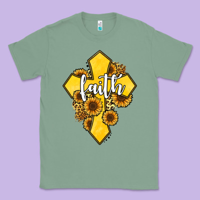 Faith Childhood Cancer Classic Tee Designed By Jasminsmagicworld