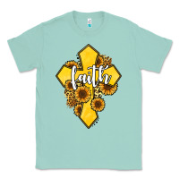 Seafoam faith childhood cancer Classic Tee - Jasminsmagicworld