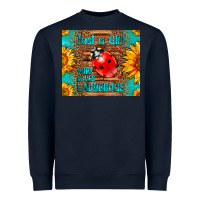 Navy just a girl who loves ladybugs Heavyweight Sweatshirt - LillyAllenDesigns
