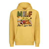 Antique Gold Milf Man I Love Fall Premium Hoodie - texasbilliewilder