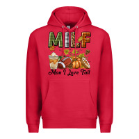 Cardinal Milf Man I Love Fall Premium Hoodie - texasbilliewilder