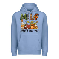 Colony Blue Milf Man I Love Fall Premium Hoodie - texasbilliewilder