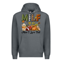 Rock Milf Man I Love Fall Premium Hoodie - texasbilliewilder