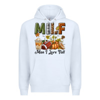 White Milf Man I Love Fall Premium Hoodie - texasbilliewilder