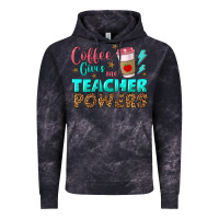 Cloud Black coffee gives me teacher powers Vintage Hoodie - BundleAndBundleShop