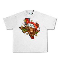 Shaggy Cow Texas Christmas Urban Heavy Tee | Teevron