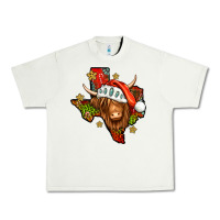 Pistachio Shaggy cow Texas Christmas Urban Heavy Tee - Jasminsmagicworld