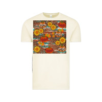 Vintage Arctic pumpkin plaid sunflower seamless min Vintage Tee - AdoDesignShop