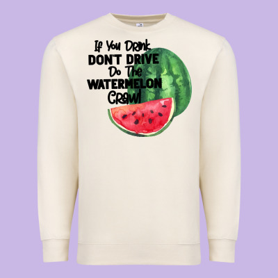 Watermelon Crawl Premium Sweatshirt Designed By Bettercallsaul