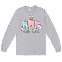 Moon Dust happy easter teeth Long Sleeve Tee - MaliasSmallBusiness