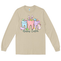 Mushroom happy easter teeth Long Sleeve Tee - MaliasSmallBusiness