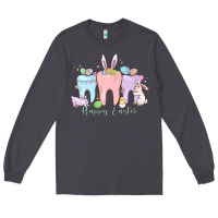 Smoke happy easter teeth Long Sleeve Tee - MaliasSmallBusiness