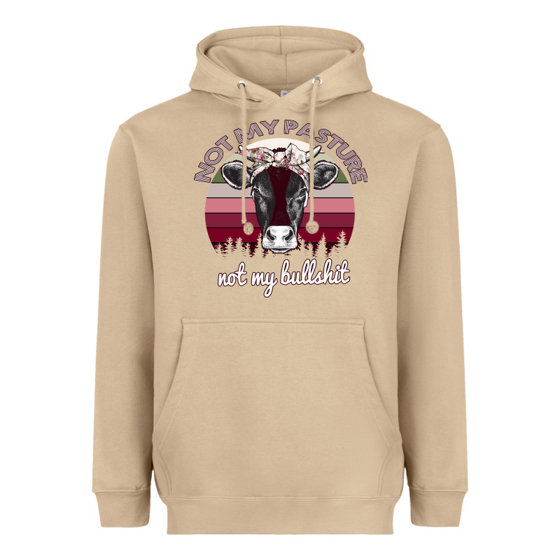 Not My Pasture Not My Bullshit Heavyweight Hoodie by Bettercallsaul | Teevron