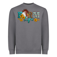 Storm Western Farm Life Rooster Head Heavyweight Sweatshirt - LillyAllenDesigns
