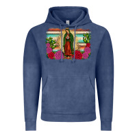 Vintage Denim western our lady of guadalupe Vintage Hoodie - JahusDesignShop