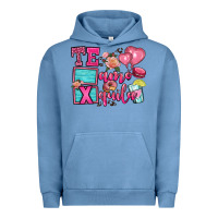 Pigment Pebble Blue te amo te quila Urban Hoodie - OliviaCreatesArt