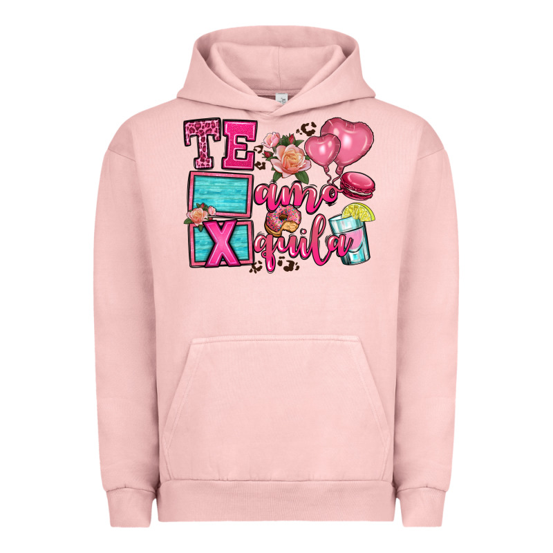 Te Amo Te Quila Urban Hoodie by OliviaCreatesArt | Teevron